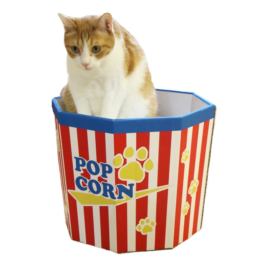 Cute Two Levels Cat Popcorn Box