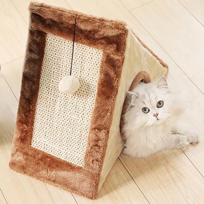 Amazing Cat Tent With Ball And Scratcher